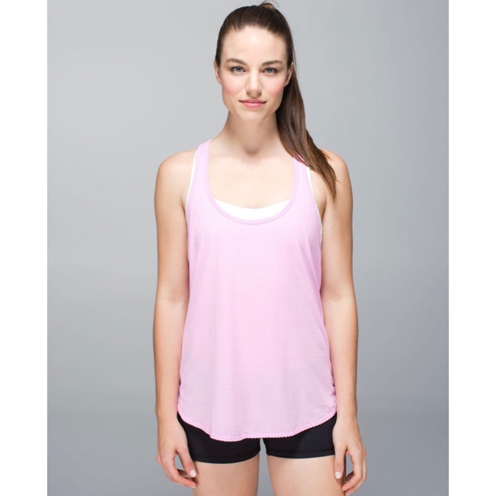 Lululemon 105 F Singlet Silver
